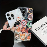 Colorful Cat Design Phone Case for iPhone
